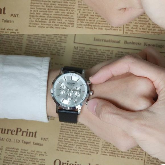 Mens Watches NORTH Brand Luxury Casual Military Qu - Picture 3 of 8